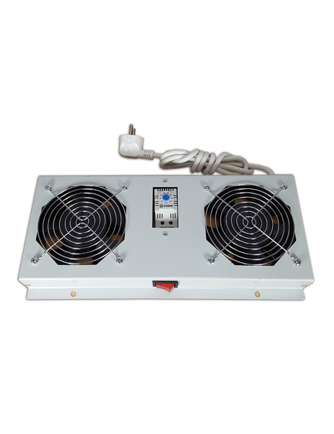 Kit de ventilation, 2 fans, On/Off pour coffret Lande Netbox