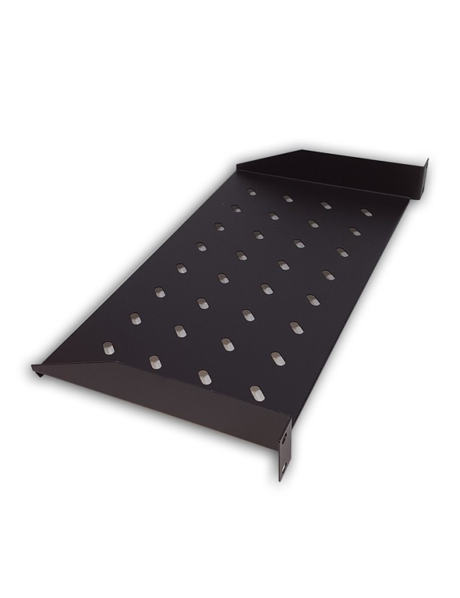 Plateau fix 19 pouces , 1U, 250mm, Noir