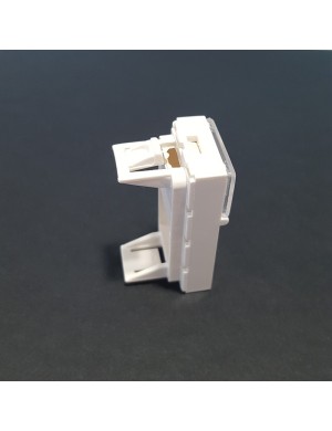 Plastron 45X22.5mm Volet de protection avec Porte Etiquette