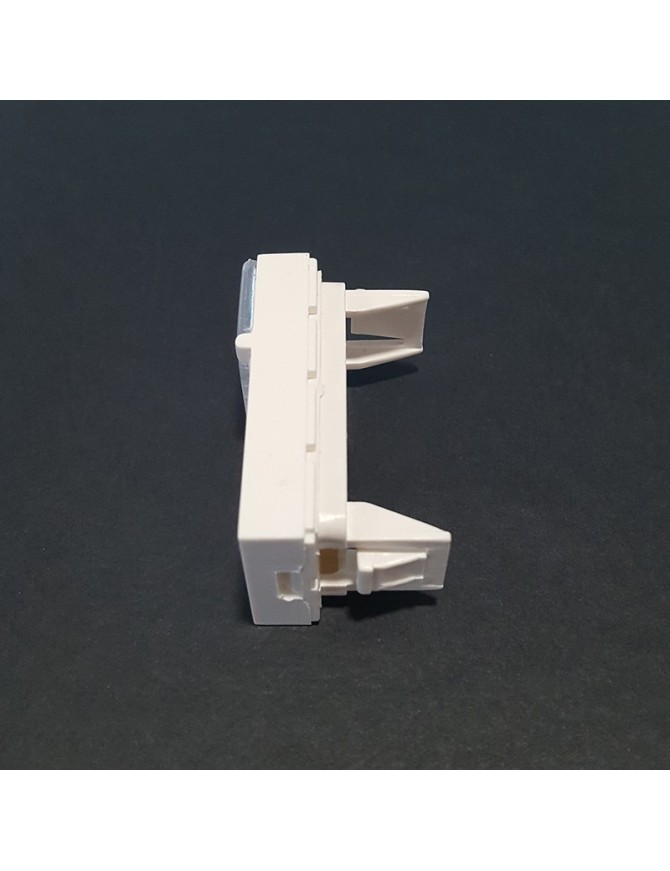 Plastron 45X22.5mm Volet de protection avec Porte Etiquette