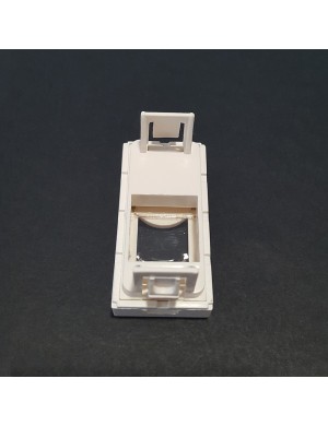 Plastron 45X22.5mm Volet de protection avec Porte Etiquette