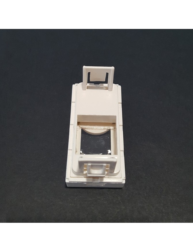 Plastron 45X22.5mm Volet de protection avec Porte Etiquette