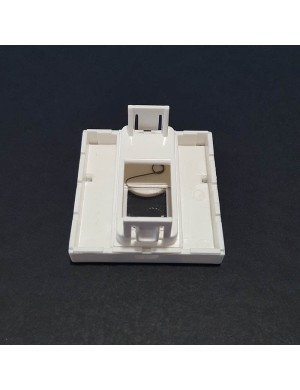 Plastron 45X45mm Porte étiquette, Volet de protection