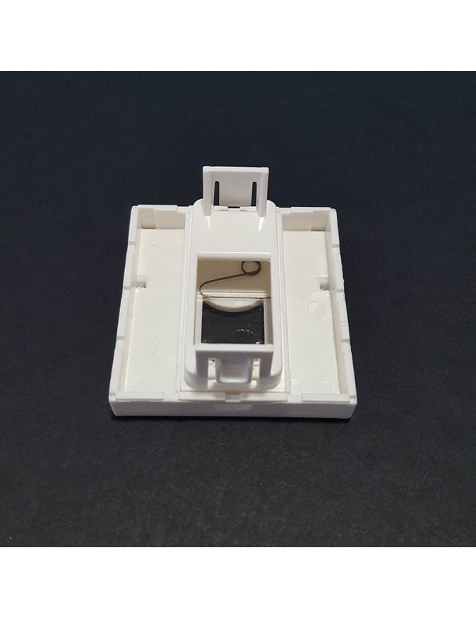 Plastron 45X45mm Porte étiquette, Volet de protection