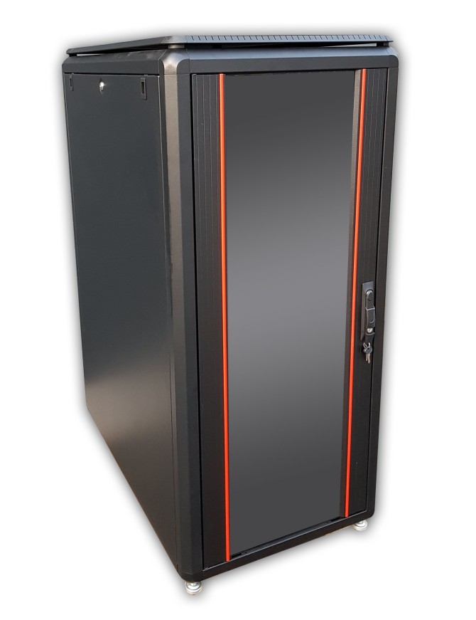 Baie serveur 19 pouces 26U, 600x1000mm, Cobox Elégante Pro