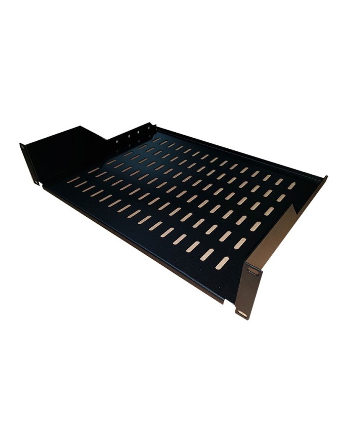 Plateau fix 19 pouces , 2U, 350mm, Noir