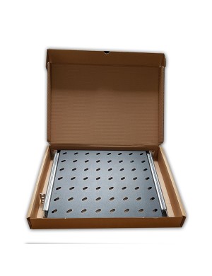 Plateau coulissant, 1U, Noir