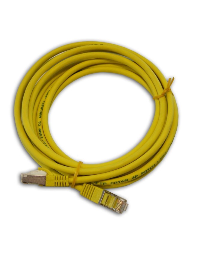 Cordon de brassage Cat6a 3m jaune
