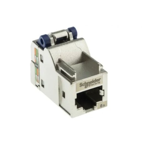 Prise RJ45 Catégorie 6A Blindée STP Grade 3TV Actassi S-One Schneider