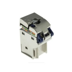 Prise RJ45 Catégorie 6A Blindée STP Grade 3TV Actassi S-One Schneider