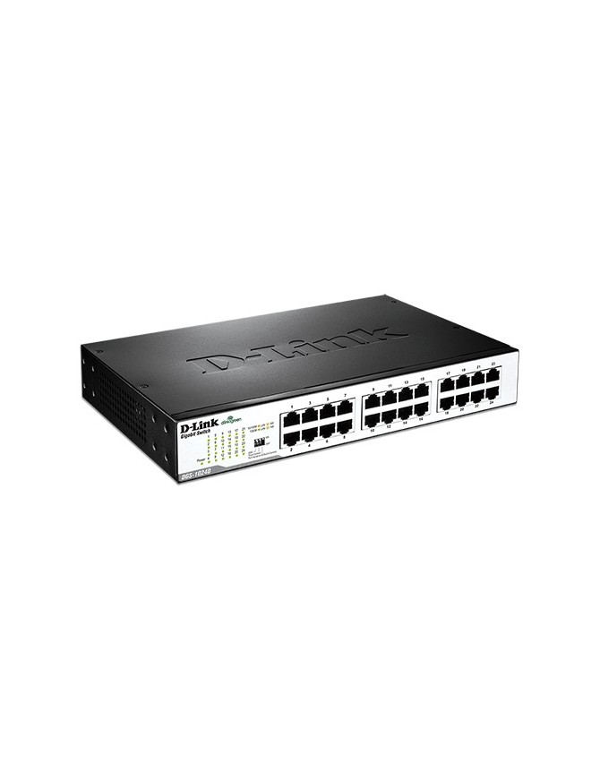 D-Link Switch Desktop Rackable avec 24 Ports Giga
