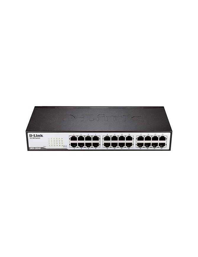 D-Link Switch Desktop Rackable avec 24 Ports Giga