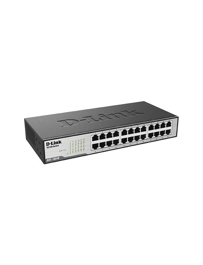 D-Link Switch Desktop Rackable avec 24 Ports Giga