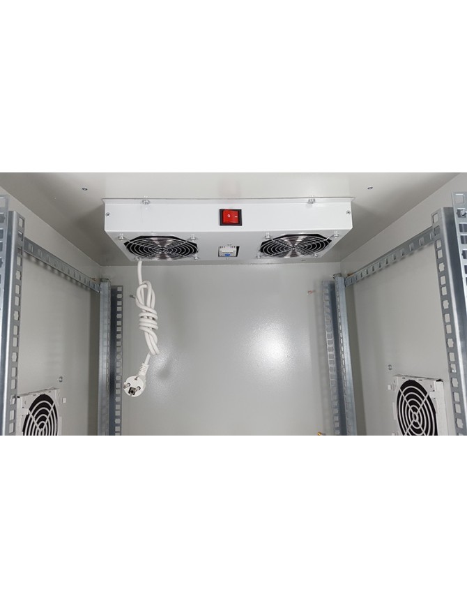 Kit de ventilation, 2 fans, On/Off pour coffret Lande Netbox