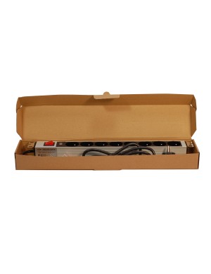 PDU, bandeau de prises 8 prises avec parasurtenseur, 19 pouces 1U