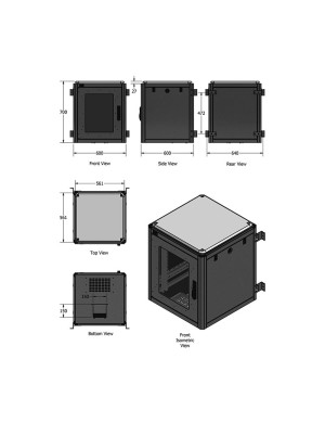 Baie Serveur Silence Zen Mural