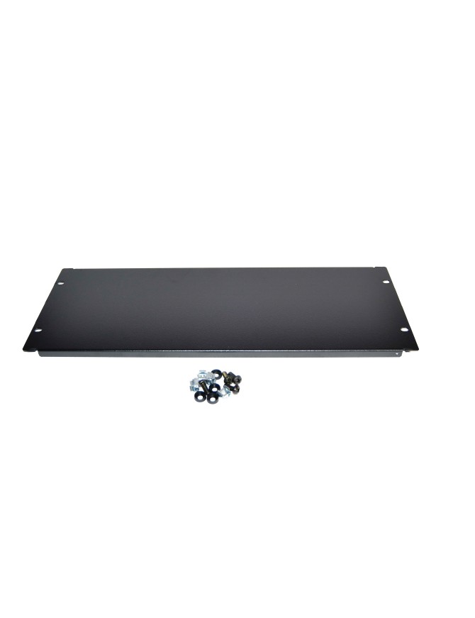 Panneau d'obturation 19 pouces, 4U, Noir