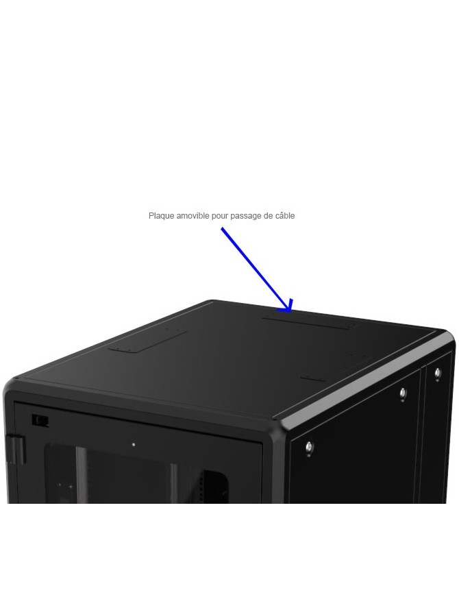 Baie serveur insonorisée, Silence Zen 42U, Profondeur 1050mm