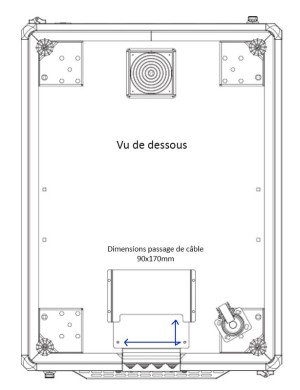 Baie serveur insonorisée, Silence Zen 42U, Profondeur 1050mm