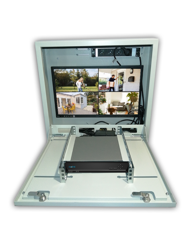 coffret mural NVR, dvrbox, coffret vidéo surveillance