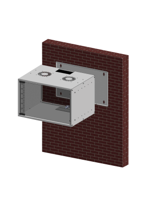 Coffret informatique En kit Cobox Soho 12U, profondeur 400 mm