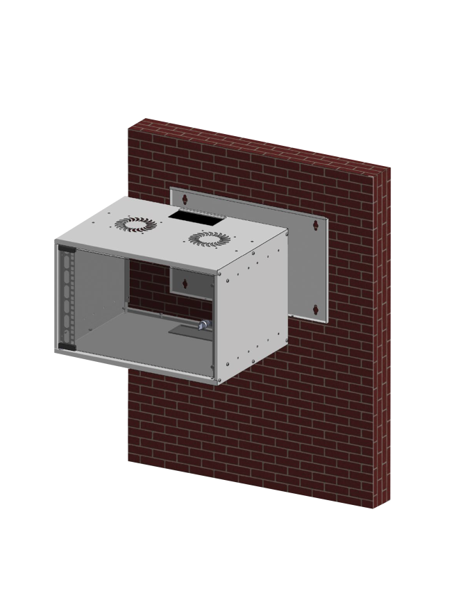 Coffret informatique En kit Cobox Soho 12U, profondeur 400 mm