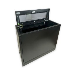 Coffret mural pose vertical 19 pouces 4U, dimensions 600x500x260mm