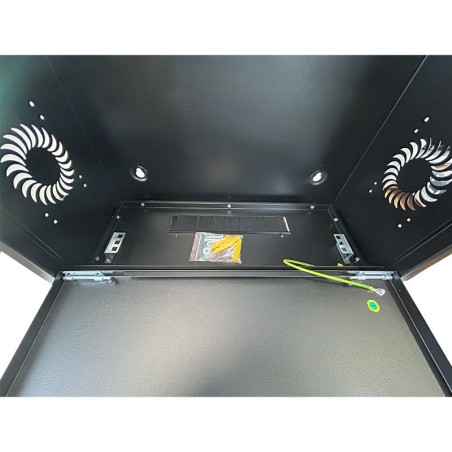 Coffret mural pose vertical 19 pouces 4U, dimensions 600x500x260mm