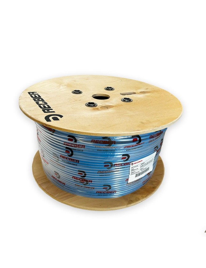 Câble Cat.6a, F/FTP 4P, LSHF, 500m bleu