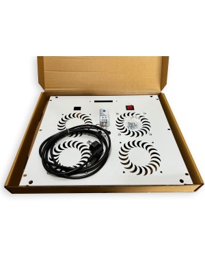 Kit de ventilation, 2 fans, On/Off, thermostat pour coffret Safebox IP55