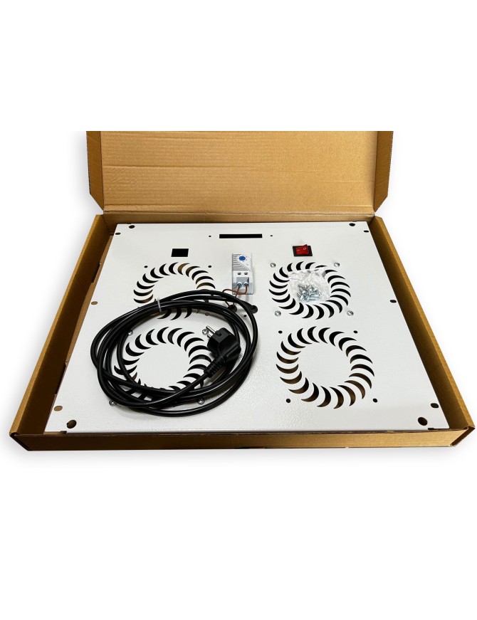 Kit de ventilation, 2 fans, On/Off, thermostat pour coffret Safebox IP55