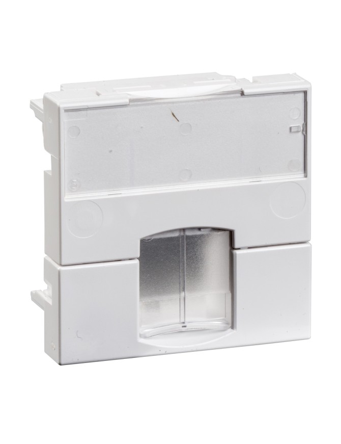 Schneider plastron RJ 45x45 VD19910F