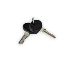 Poignée escamotable et serrure clé 4444