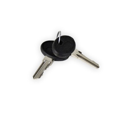 Poignée escamotable et serrure clé 4444