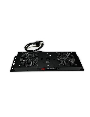 Kit de ventilation, 2 fans, On/Off, Thermostat pour coffret Elégant
