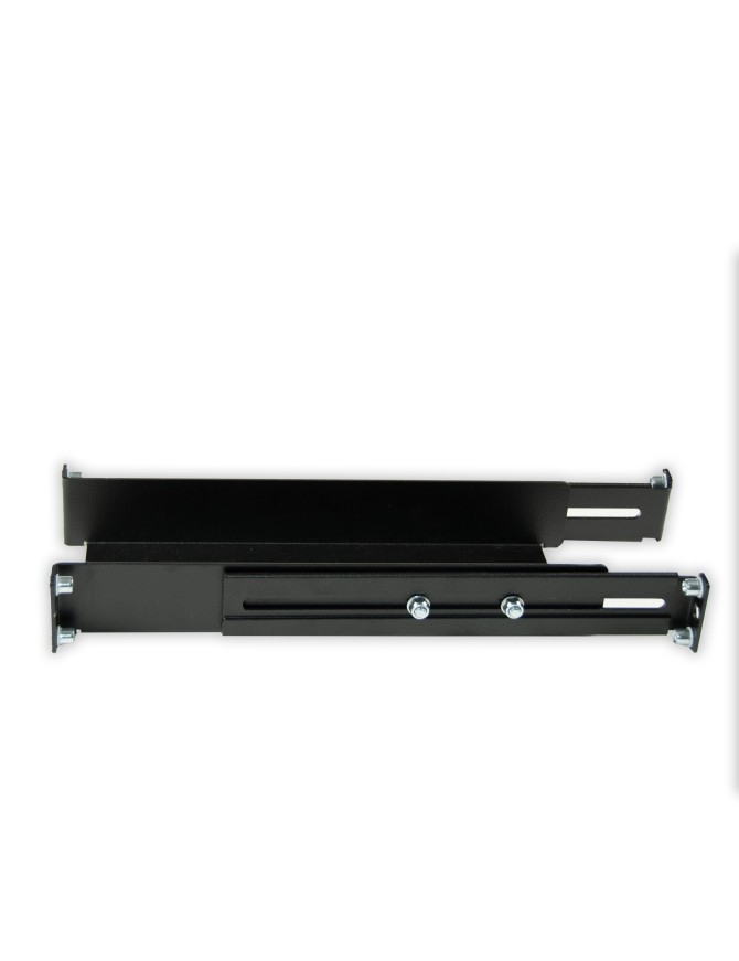 Kit de 2 équerres pour rack 19", Longueur : min. 290mm - max. 480mm