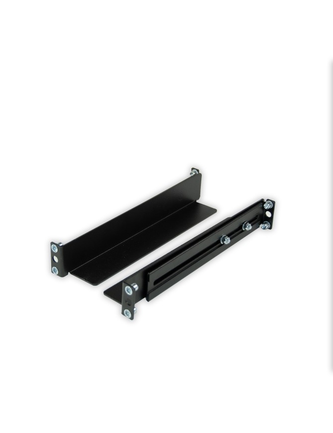 Kit de 2 équerres pour rack 19", Longueur : min. 290mm - max. 480mm