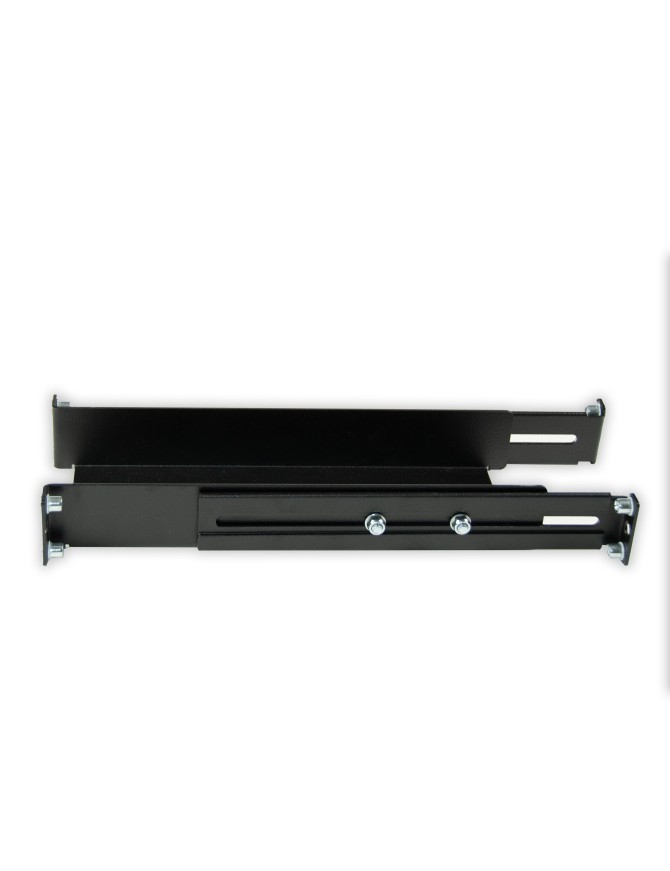 Kit de 2 équerres pour rack 19", Longueur : min. 290mm - max. 480mm