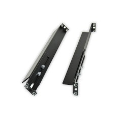 Kit de 2 équerres pour rack 19", Longueur : min. 490mm - max. 680mm