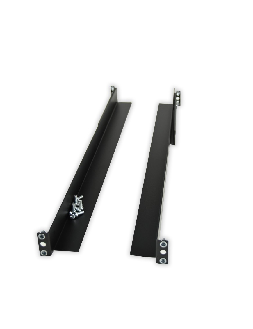 Kit de 2 équerres pour rack 19", Longueur : min. 690mm - max. 870mm