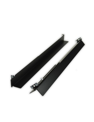 Kit de 2 équerres pour rack 19", Longueur : min. 690mm - max. 870mm