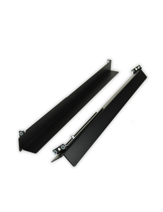 Kit de 2 équerres pour rack 19", Longueur : min. 690mm - max. 870mm