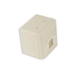 DRAKOM prise RJ45 Cat 6, Boitier murale saillie, 1XRJ45