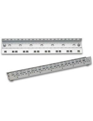 Kit de Montant derrière pour coffret 7U, 19 pouces, galvanisé  - 2 pièces