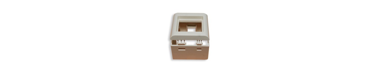  Boitier mural en saillie, RJ45 Boitier mural en saillie, RJ45 Boitier Mural Prise RJ45 Cobox   