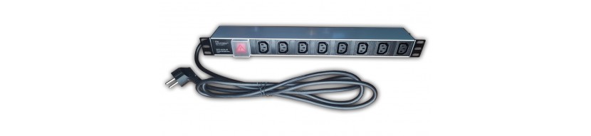 PDU, Bandeau de prise électrique, 1U, 19 ", 8 prises - IEC320 - C13 1A, 250V 