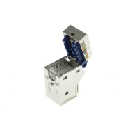 Prise RJ45 Catégorie 6A Blindée STP Grade 3TV Actassi S-One Schneider