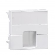 Schneider plastron RJ 45x45 VD19910F