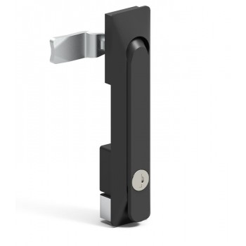 Poignée escamotable et serrure clé 4444